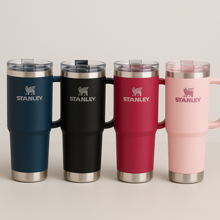 Stanley 40 Oz (1200ml) Stainless Steel Tumbler With Straw