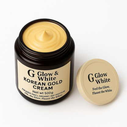 GLOW AND WHITE KOREAN GOLD CREAM (0.5 KG)
