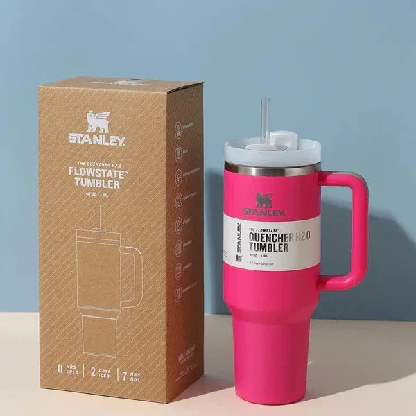 Stanley 40 Oz (1200ml) Stainless Steel Tumbler With Straw