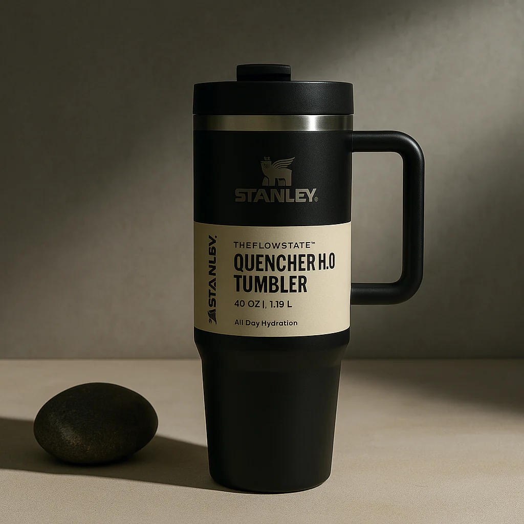 Stanley 40 Oz (1200ml) Stainless Steel Tumbler With Straw
