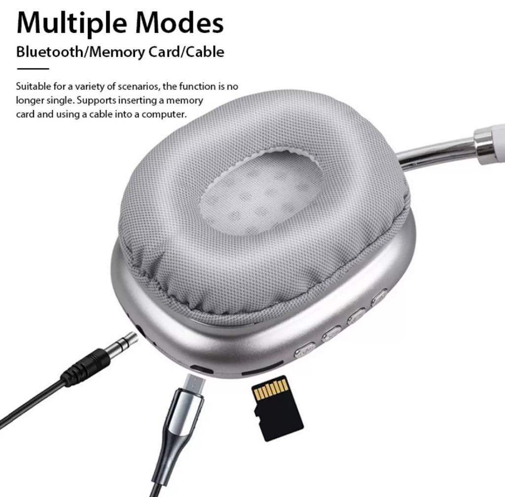P9 Wireless Bluetooth Headphones Adjustable Over-the-ear Stereo Headset | Best Quality Wireless Headphones (random Color)