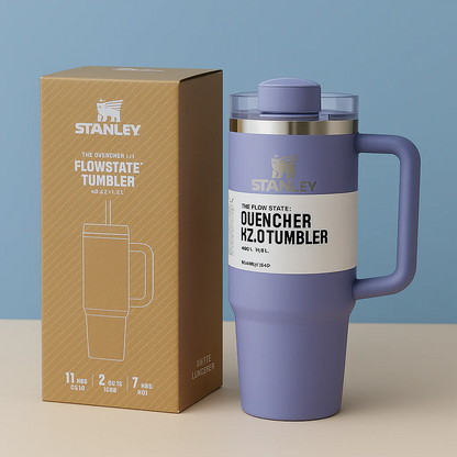 Stanley 40 Oz (1200ml) Stainless Steel Tumbler With Straw