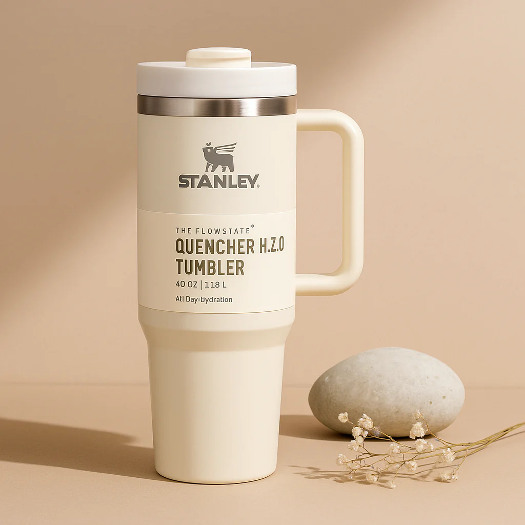 Stanley 40 Oz (1200ml) Stainless Steel Tumbler With Straw