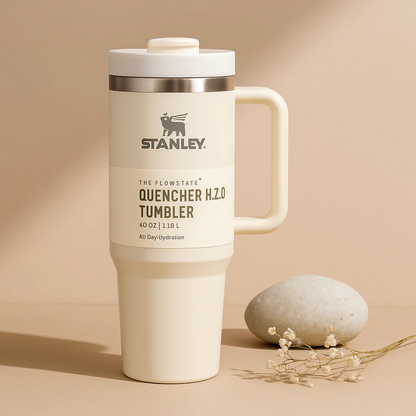 Stanley 40 Oz (1200ml) Stainless Steel Tumbler With Straw