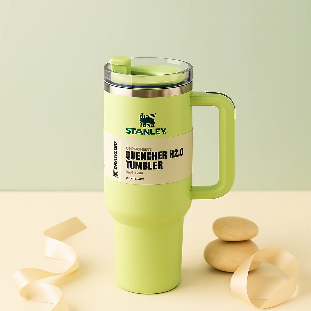 Stanley 40 Oz (1200ml) Stainless Steel Tumbler With Straw